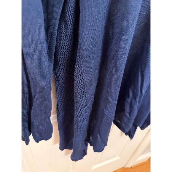 Premise Navy Open Front Waterfall Cardigan sz XXL NWT - Picture 7 of 7